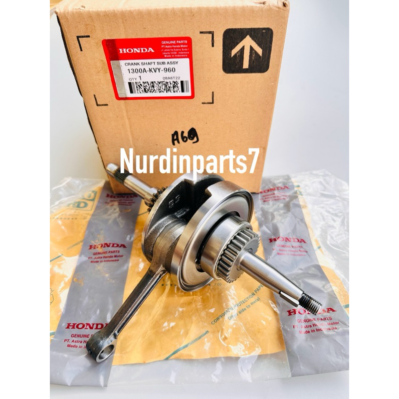 Kruk As Set Assy Bandulan Crankshaft Honda Beat Karbu Scoopy Karbu Spacy Karbu KVY