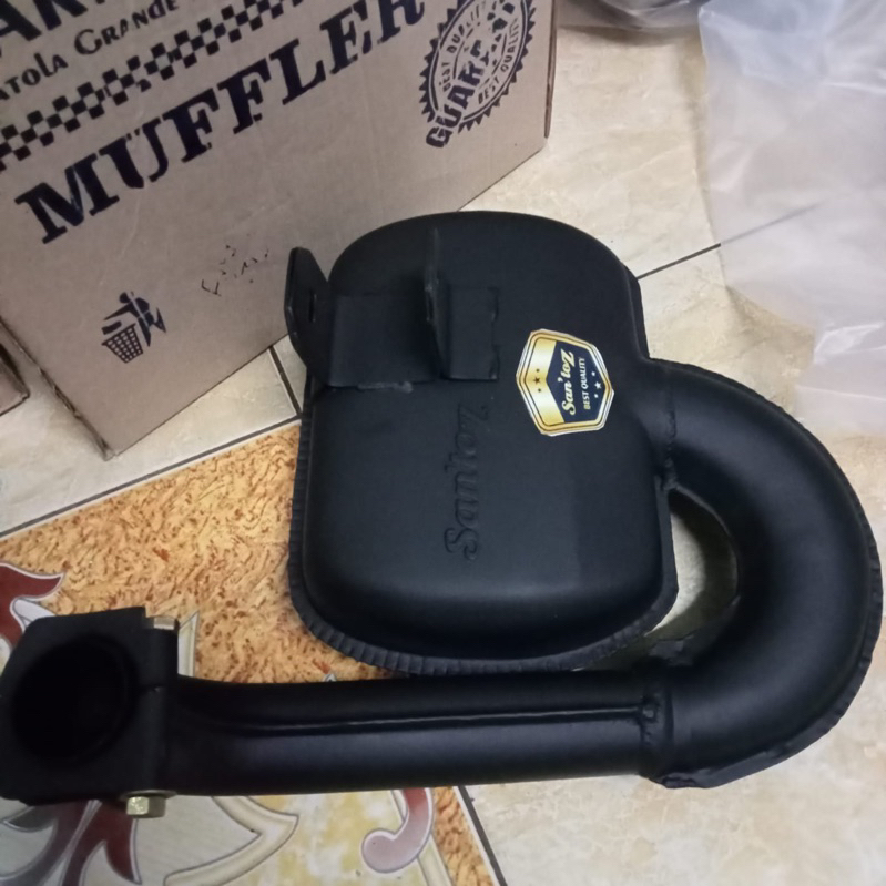 Knalpot bigbox Vespa leher PRESAN rapih suara halus kualitas bahan bagus import