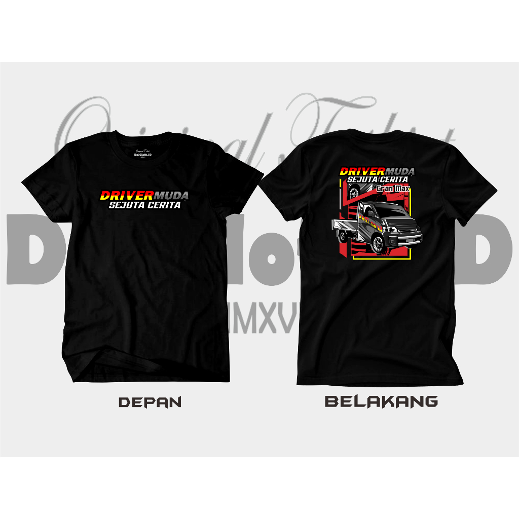 baju kaos driver muda sejuta cerita grand max