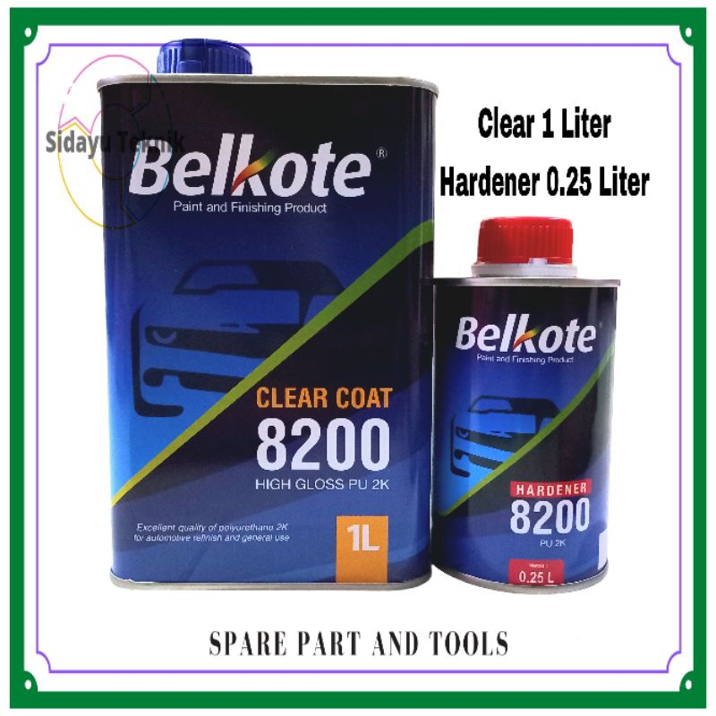 Cat Pernis Belkote Clear Gloss 8200 1.25 Liter