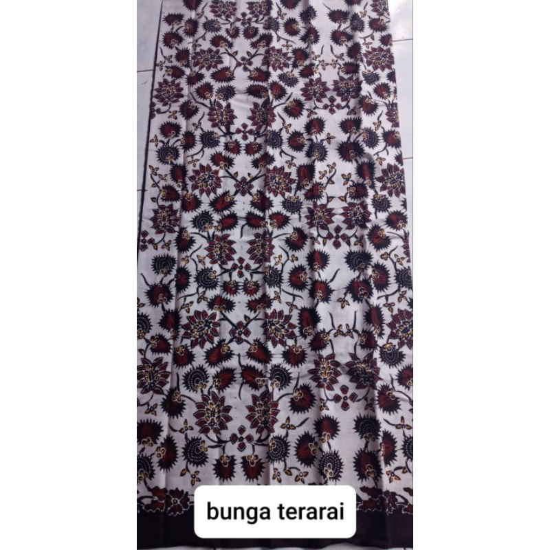 BATIK TULIS ASLI CANTING MOTIF BUNGA TERATAI