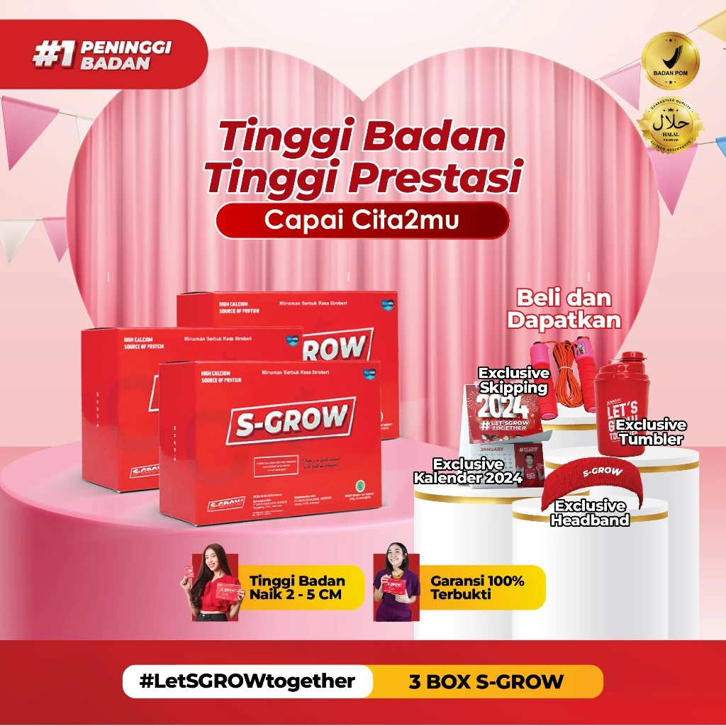 

Sgrow Susu Peninggi Badan Terbaik 3 Box