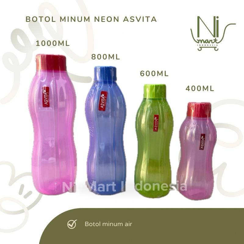 Botol Minum Air Neon ASVITA