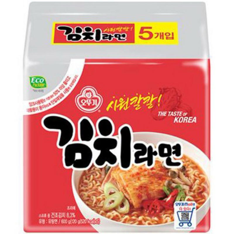 

(PO KOREA) OTTOGI KIMCHI RAMEN ISI 5 PCS - ORIGINAL KOREA