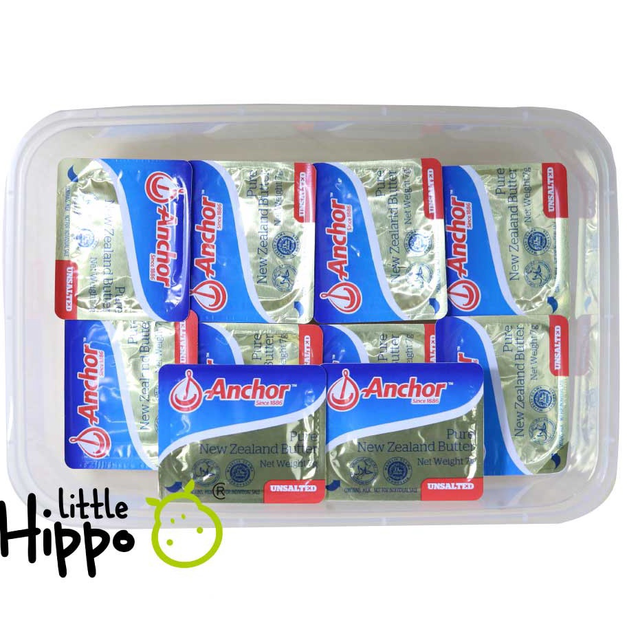 

MEGA SALE Anchor Unsalted Butter Mini Portion 1 UB 1g Unsalted Butter MPASI Anak Bayi HALAL Elle Vire MPASI Bayi Lemak Mpasi Lemak Bayi