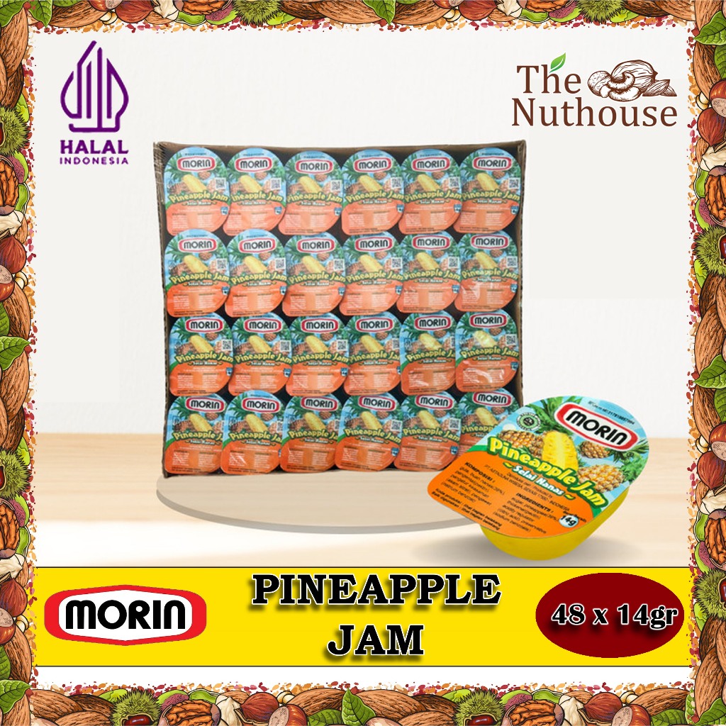 

MORIN Portion Pack Pineapple Jam / Selai Nanas [14gr x 48pcs]