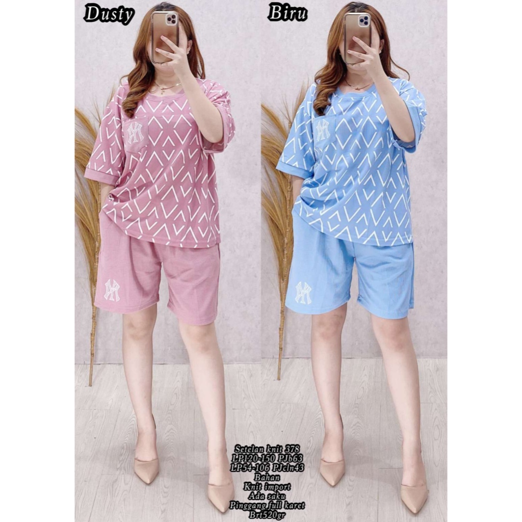 SETELAN KNIT 378 KNIT IMPORT