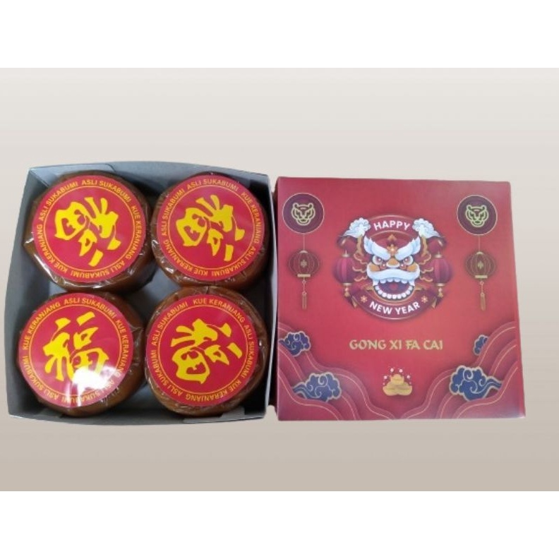 

1212 STOK READY Kue Keranjang 1kg isi 4 grosir