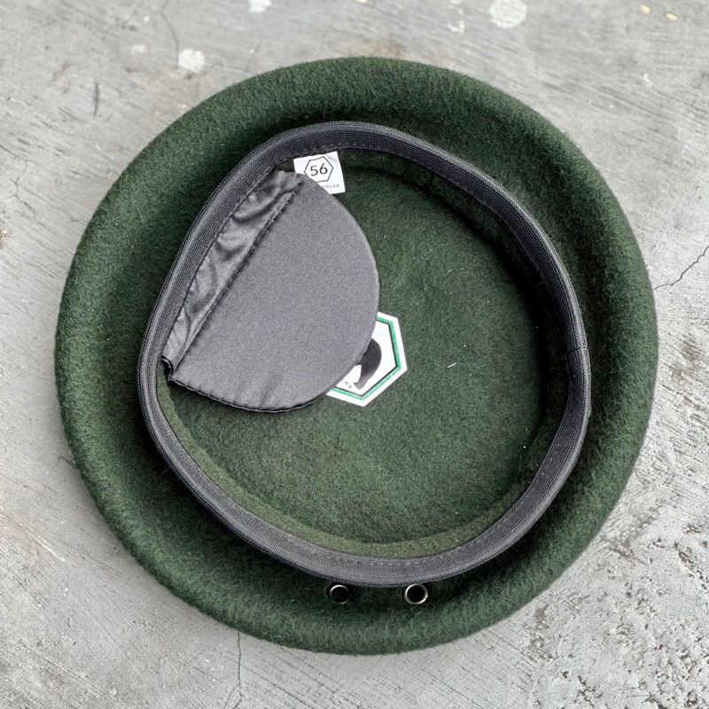 topi baret dark green TNI-AD Raider Super Polar