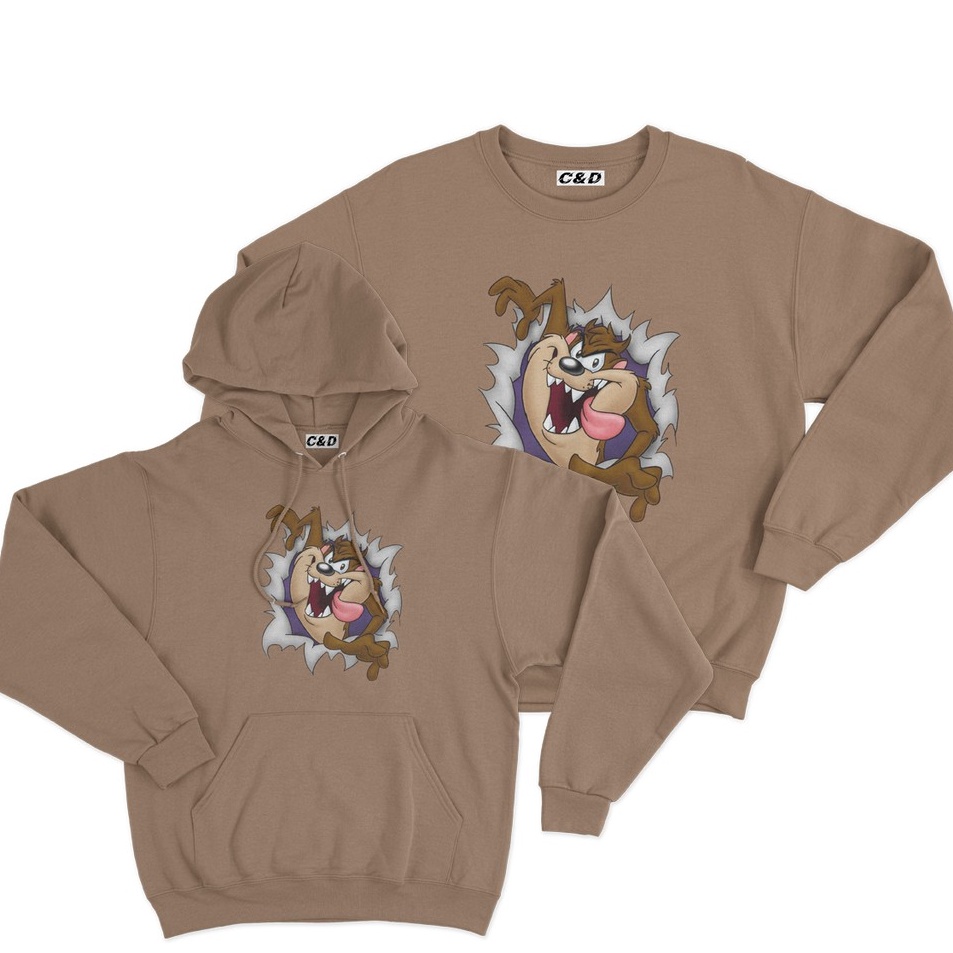 Borong Promo  Hoodie JumperSweaterCrewneckSweatshirtKartunCowokCewekDistroPriaWanitaKerenLucuTazmani