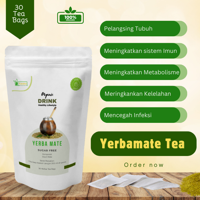 

Yerba mate tea - Teh celup yerba mate isi 10/20/30 bags - Fanatea