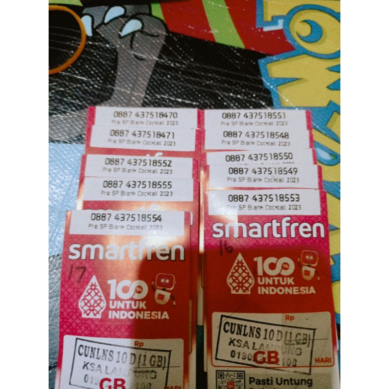 Perdana Smartfren 12 Digit