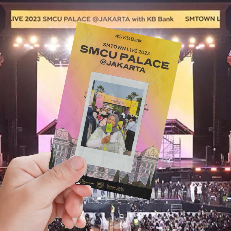 SMCU PALACE SMTOWN LIVE 2023 (2 packs) - Instax polaroid + frame konser (Jasa cetak instax polaroid 