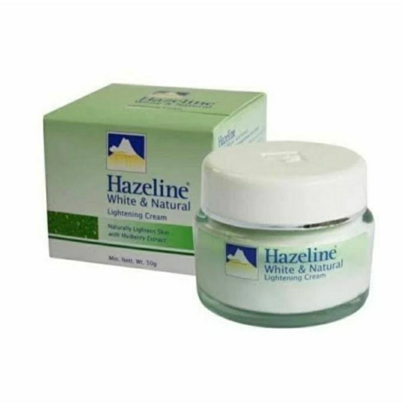 HAZELINE WHITE & NATURAL LIGHTENING CREAM ORIGINAL MALAYSIA | HAZELIN SNOW HIJAU SINGAPORE