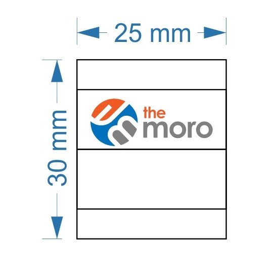 

label woven moro
