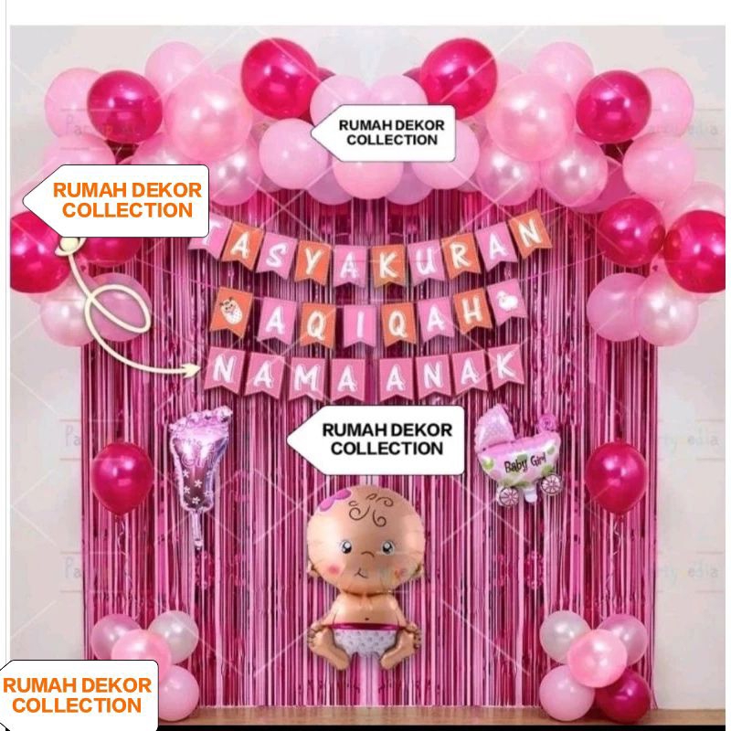 TASYAKURAN AQIQAH DEKOR AQIQAH ANAK LAKI PEREMPUAN