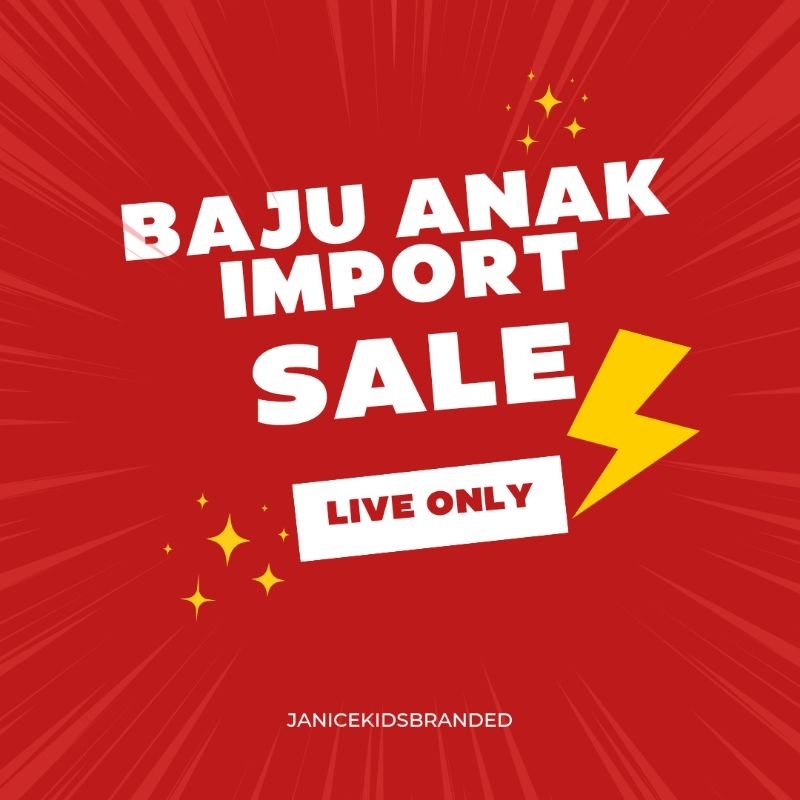 SALE BAJU ANAK IMPORT PREMIUM / BAJU ANAK PREMIUM