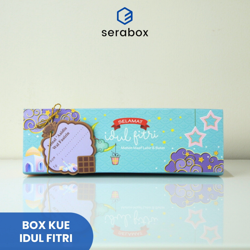 

Box Seri Idul fitri / Kotak Hampers Panjang/ Gift Box 25x8x8cm @12pcs