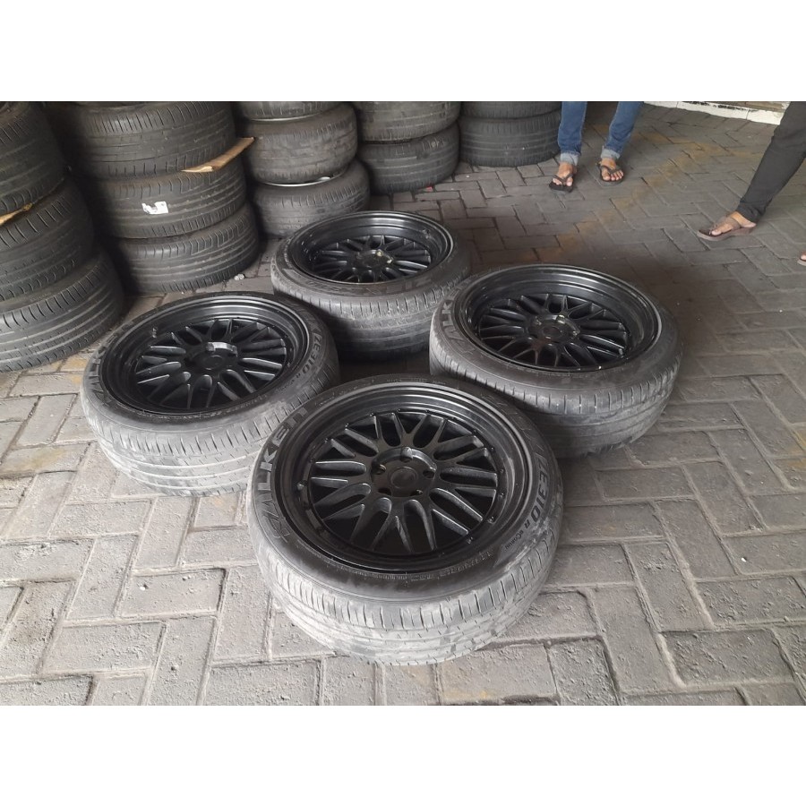 Velg Mobil Bekas BBS Ring 18 Lubang 5 Ban 225 45 R18