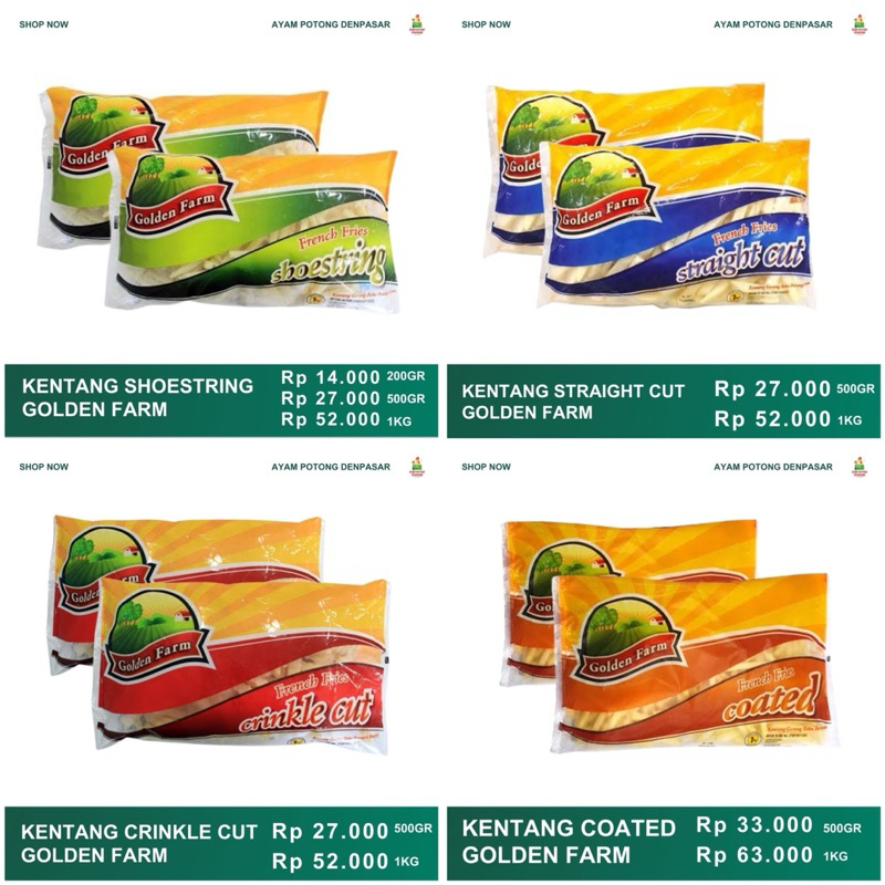 

KENTANG GORENG GOLDEN FARM KENTANG