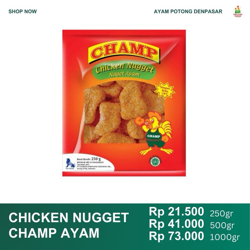 

CHICKEN NUGGET AYAM CHAMP