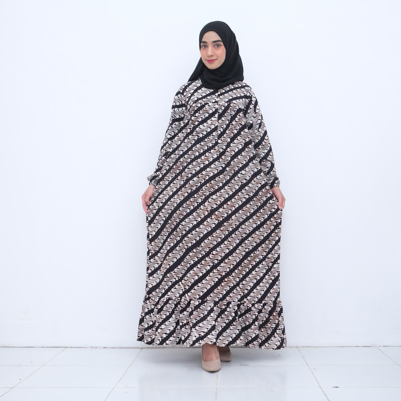Abaya Gamis Aisyah Cap Bledak Paarang by Ayunabella Jakarta