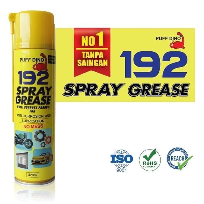 Puff Dino Spray Grease 192 Multipurpose 420ml - Pelumas Gemuk