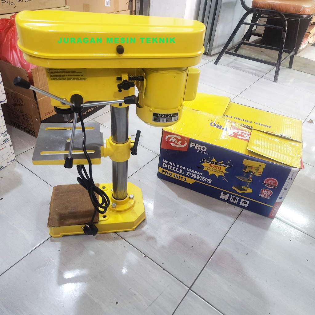 Mesin Bor Duduk 13mm H&L 8813
