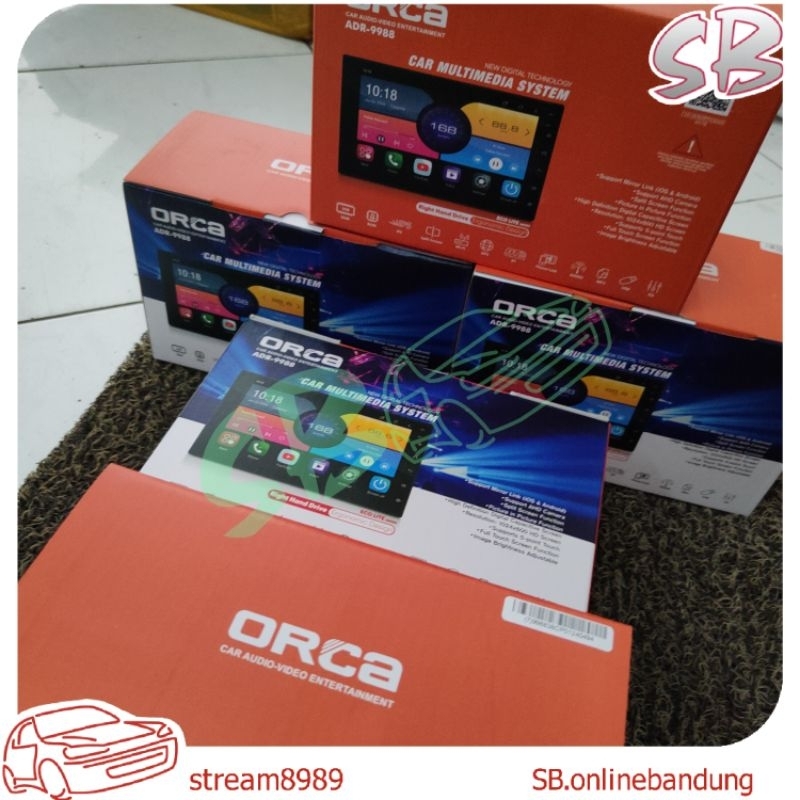 Orca Eco Lite 7 Headunit Android Ecolite 7" 2/32 ADR-9988 TV Mobil