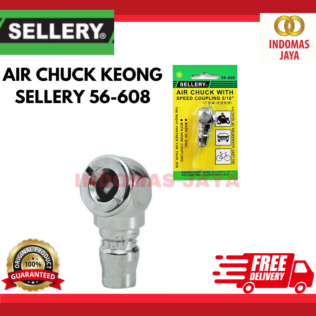 AIR CHUCK KEONG / KEPALA ISI ANGIN BAN COUPLER SELLERY 56-608