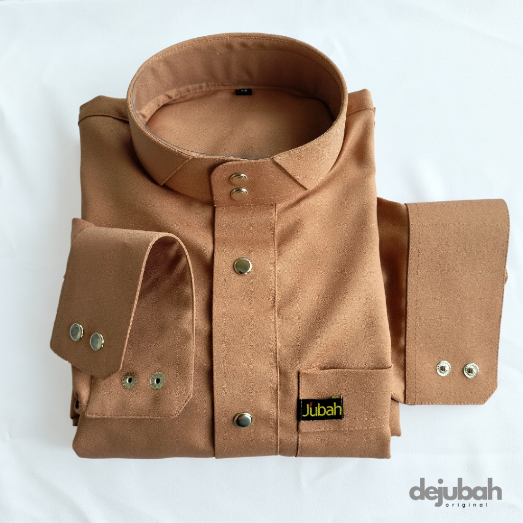 DeJubah - Qatari Gamis Jubah Pria Slimfit Dewasa-CREAM