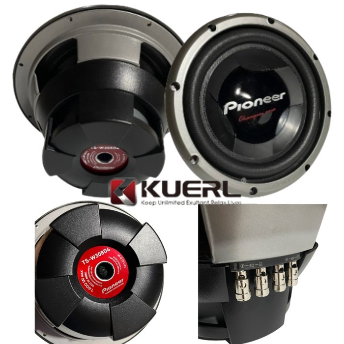 Subwoofer 12 Inch PIONEER TS-W308D4 Double Coil