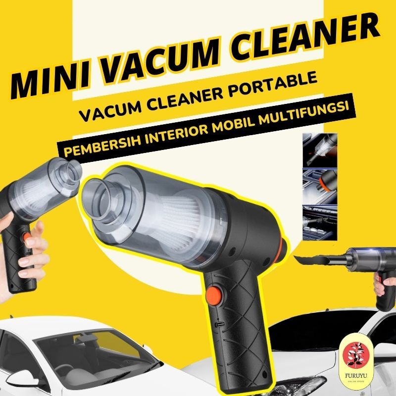Vacuum Vacum Cleaner Penyedot Penghisap Debu Portable 2in1Vacuum Cleaner Wireless Portable Mini - Vakuum Penghisap Debu Mobil, Meja, Rumah USB