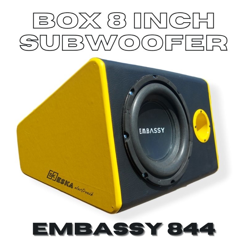 Box Subwoofer 8 inch sudut Box Bass mantab cocok untuk rumah atau mobil box 8 inchBox