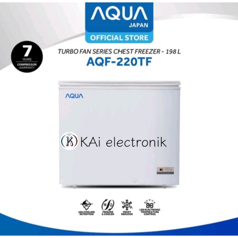 chest freezer AQUA turbo fan AQF220TF