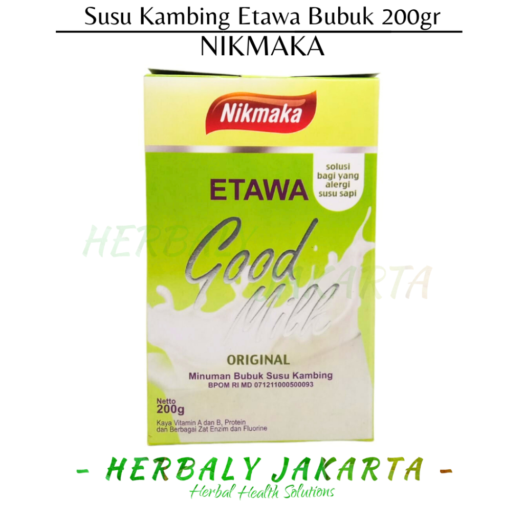 

NIKMAKA Susu Kambing Etawa Bubuk 200gr GOOD MILK ORIGINAL