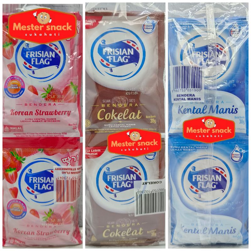 

Susu Kental Manis Bendera Renceng (1 pack isi 6 pcs)