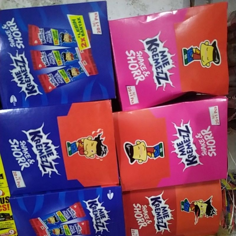 

mie kremez shorrr ayam panggang balado keju manis 1 box