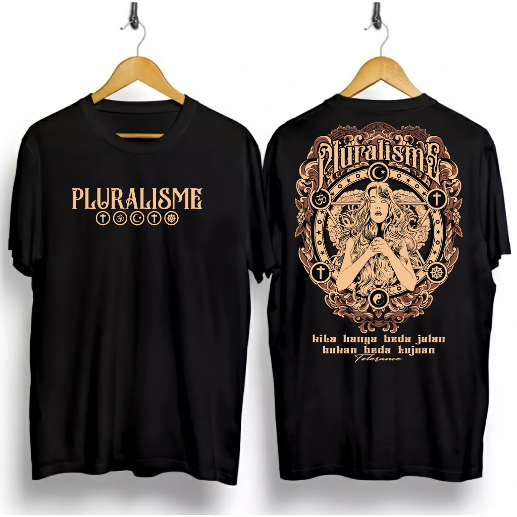 KAOS JAWA PLURALISME - BAJU BUDAYA JAWA BALI - KAOS DISTRO KATA KATA JAWA - KAOS WAYANG - KAOS PRIA 