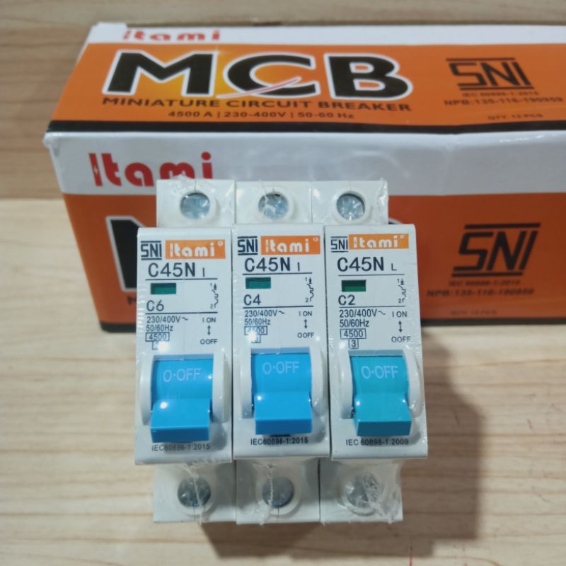 Mcb Listrik Pln Itami  2 / 4 / 6 Ampere