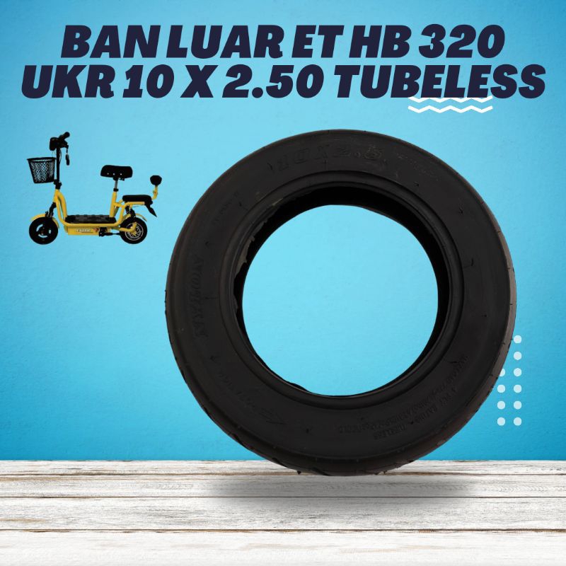 Ban Luar Skuter Listrik Exotic Et Hb 320 10 x 2.50 Sepeda Hb320 Scooter