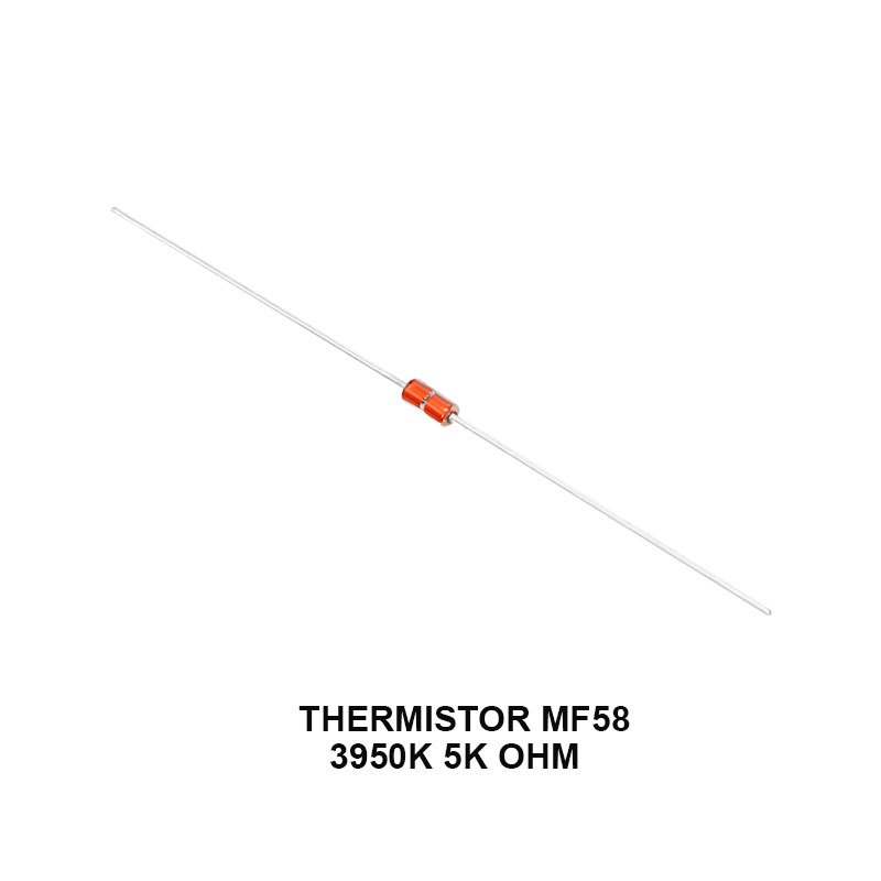 EELIC TMS-MF58 OHM isi 1 pcs Thermistor Temperature Sensor NTC Glass Encapsulated MF58 dengan piliha