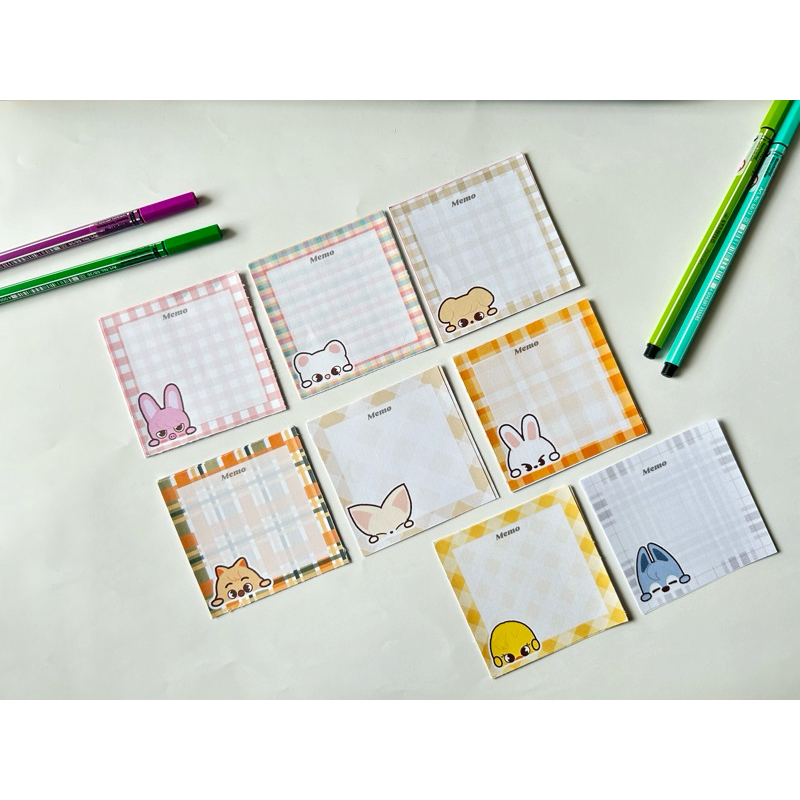 

[BACA DESKRIPSI] MEMO PAD STRAY KIDS SKZOO CHARACTERS