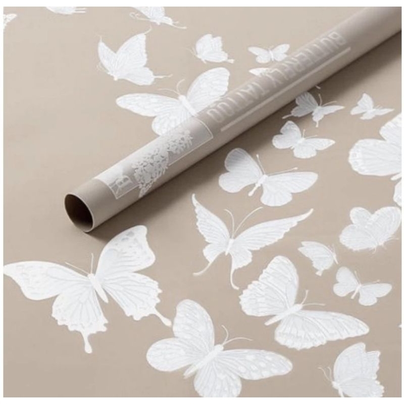 

Cello motif kupu-kupu transparan Sumbersekarsari