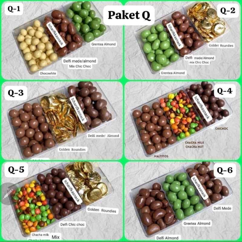 

paket Q kue lebaran homemade hampers lebaran paket coklat delfi dan chacha dan sudah free bublewrap paket toples 3sekat