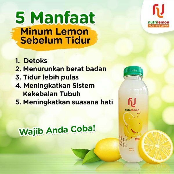 

Nutri Lemon 100% Pure Lemon Original - Untuk Kesehatan Dan Pelansing Dari OSB