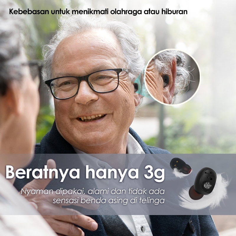 New Britzgo Alat Bantu Dengar cas charger pendengaran telinga original hearing aids mini alat