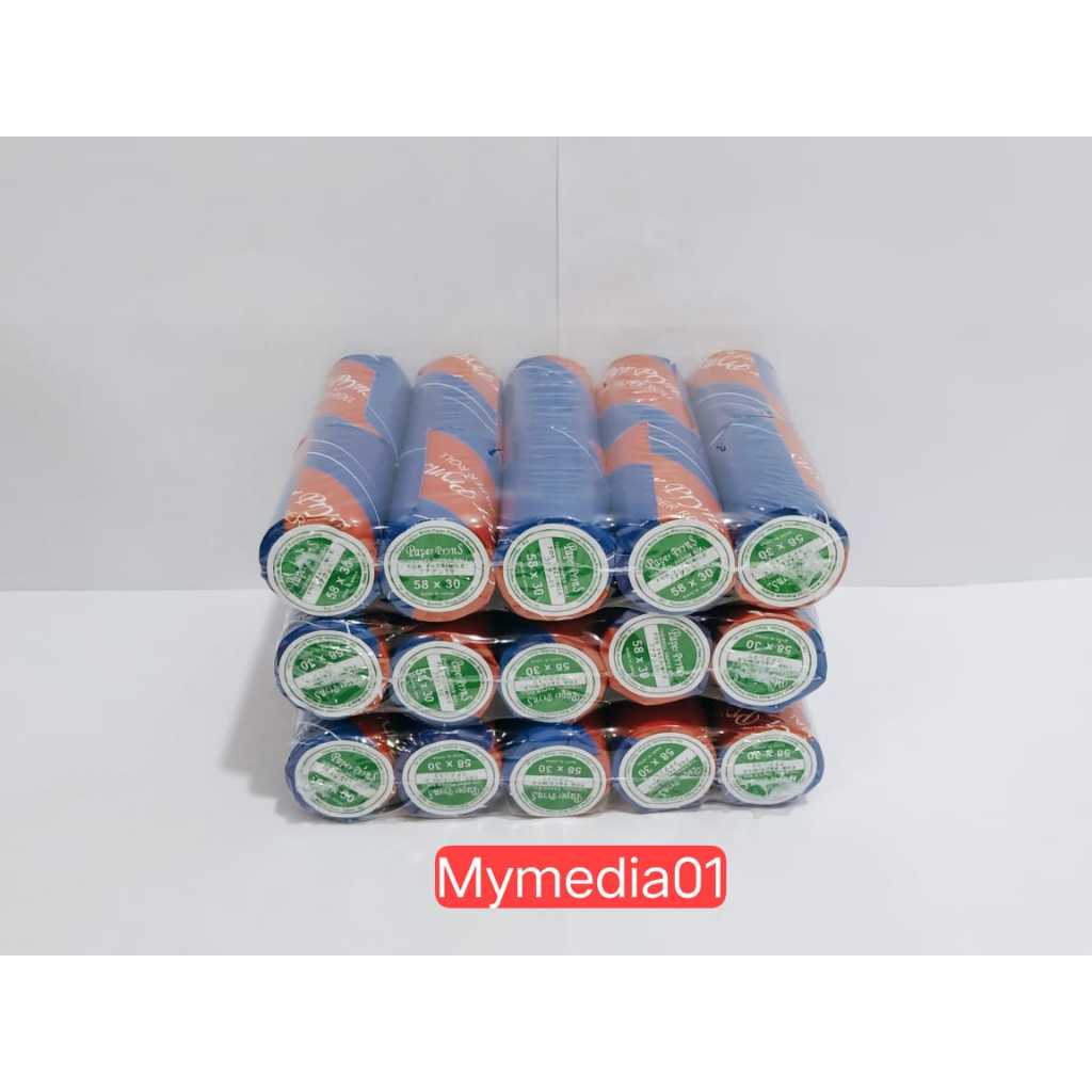 

THERMAL ROLL 58X30 PAPERPRYNS / STRUK KASIR KECIL TERMURAH