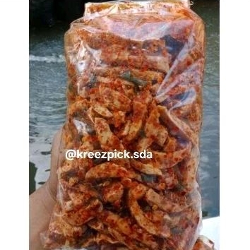 

Basreng 250gram pedas daun jeruk baso goreng daun jeruk