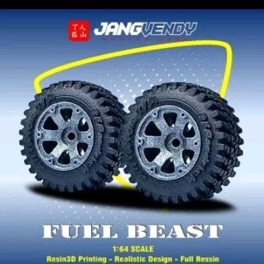 Ban Karet Diecast JV Wheels model Offroad Fuel Beast